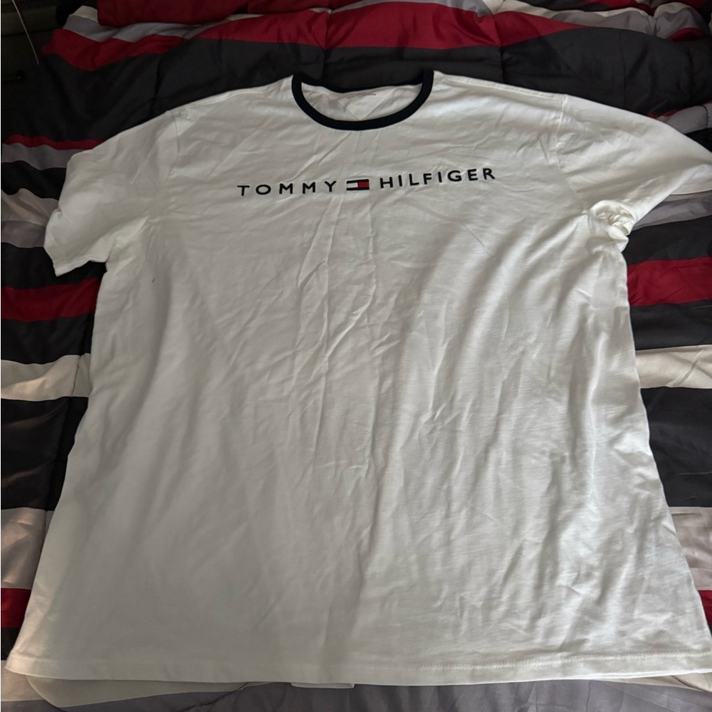 Nautica White Short Sleeve Tee Classic Cotton